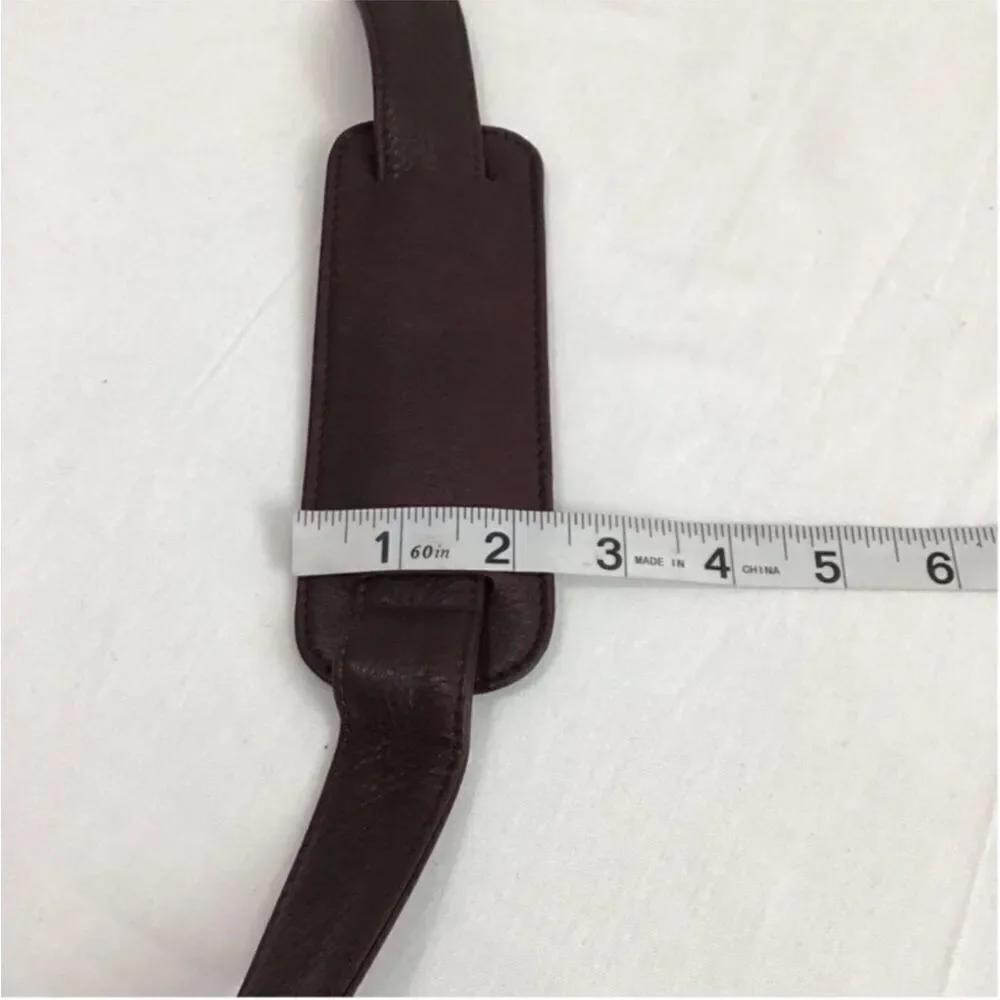 Levenger Brown Laptop Bag Briefcase Adjustable Shoulder Strap
